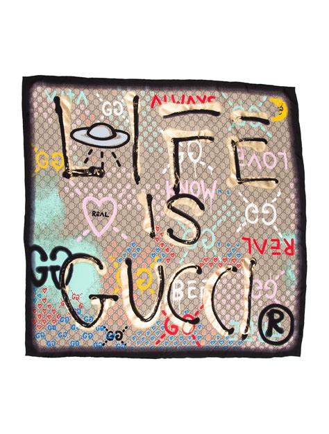 gucci life is gucci scarf|gucci scarf buy online.